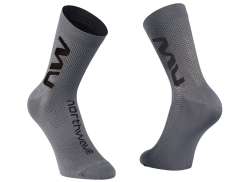 Northwave Extreme Air Mid Cycling Socks Gray/Black