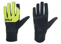 Northwave Fast Gel Cycling Gloves Black/Yellow Fluor. - M