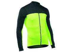 Northwave Force 2 Cycling Jersey Ls Men Black/Yellow