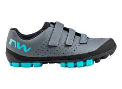 Northwave Hammer Cycling Shoes Women Gray/Turquoise - 42,5