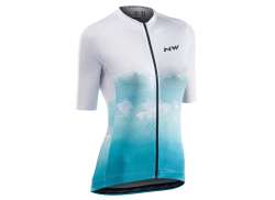 Northwave Water Cycling Jersey Ss Women Blue