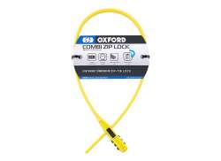 Oxford Combi Zipper Cable Lock 470mm - Yellow