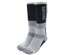 Oxford Thermal Oxsocks Regular Cycling Socks Black/Gray - S