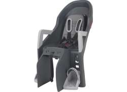 Polisport Guppy Maxi Rear Child Seat - Dark Gray/Silver