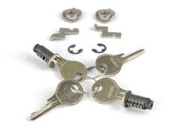 Racktime Locks Set For. Secureit Panniers - Silver