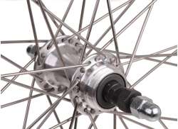 Rear Wheel Zac2000 28 x 1 5/8 Freewheel Inox Silver