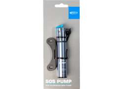 Schwalbe SOS Mini Pump 6 Bar Dv/Pv/Sv - Silver