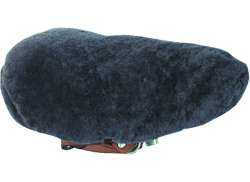 Seat Cover Lamb Fur for Ladies Saddle - Anthracite
