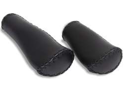 Selle Orient Leather Grips 135/92mm - Black