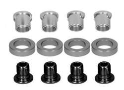 Shimano Chainring Bolts For. Deore M610 - Black/Silver