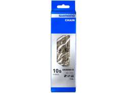 Shimano E6090 Bicycle Chain 11/128\" 10S 118 Links - Silver