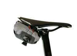 Silca Asymmetrico Saddle Bag Roll 22 x 11.5cm - Gray/Red