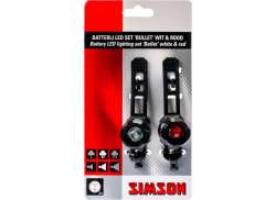 Simson Bullet Lighting Set LED - Black