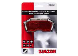 Simson Tunnel Rear Light LED Batteries - Transparent