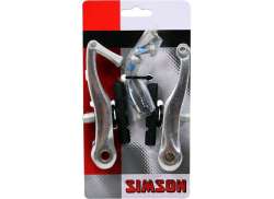 Simson V-Brake Set Front/Rear Silver