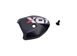 Sram Cover Cap For. X01 Eagle Shifter - Lunar Gray/Red