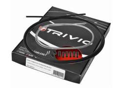 Trivio Cable Kit Complete RVS for Derailleur - Black