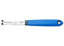 Unior flange wrench Adjustable 2.3-2.8mm - Blue/Silver