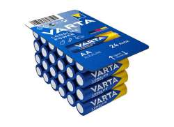 Varta Longlife Power LR6 AA Batteries - Blue (24)