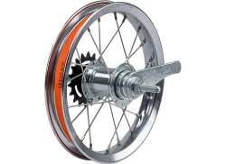 Velox Rear Wheel 12\" Brake Hub Aluminum - Silver