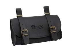 Velox Skia Vintage Saddle Bag Leather - Black