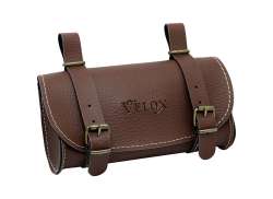 Velox Skia Vintage Saddle Bag Leather - Dark Brown