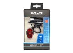 XLC Altair Plus S23+ Light Set LED Battery USB - Red/Bl