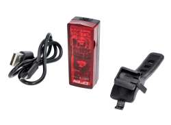 XLC Proxima Pro Plus R27+ Rear Light LED Battery USB - Red
