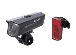 XLC Proxima S24 Light Set LED Battery USB - Red/Black