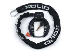 Xolid Frame Lock + Plug-In Chain &#216;5.5mm 100cm - Black