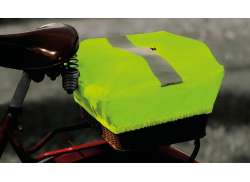 4-ACT Crate Rain Cover 55 x 40cm Reflective - Fluorescent Ye