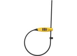 Abus Combiflex Travelguard Combination Lock 45cm - Yellow