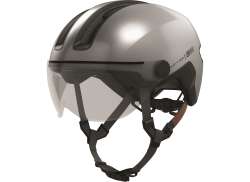 Abus Hud-Y Ace Cycling Helmet Gleam Silver