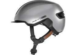 Abus Hud-Y Cycling Helmet Gleam Silver