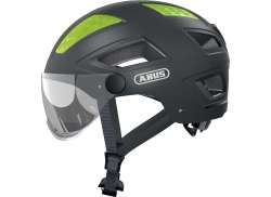 Abus Hyban 2.0 Ace Cycling Helmet With Visor Titanium