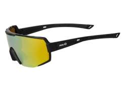 Agu Bold Cycling Glasses Anti-Fog Gold - Black