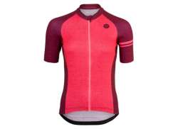 Agu Melange Cycling Jersey Ss Essential Women Wine Coral