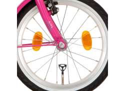 Alpina Front Wheel 18\" - Pink/Silver
