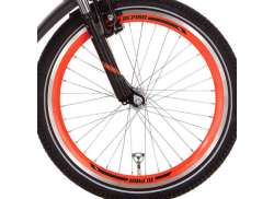 Alpina Front Wheel 22\" - Orange/Silver
