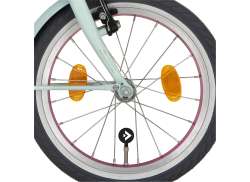 Alpina HLQ-10A-1 18\" Front Wheel - Pink/Silver
