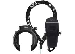 Axa Imenso X-Large Frame Lock + Chain Lock - Black