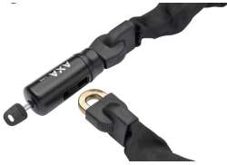 Axa Linq Chain Lock 100cm 7mm Steel - Black