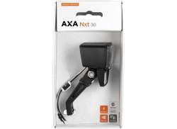 Axa NXT 30 Headlight LED 30 Lux Hub Dynamo - Black