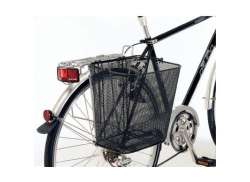 Basil Bicycle Basket Cardiff +Hooks High Black