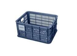 Basil Bicycle Crate Size S 17.5L - Rock Blue