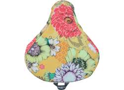 Basil Bloom Field Saddle Cover - Honey Yellow