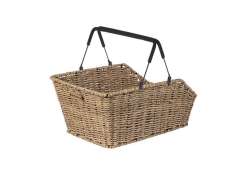 Basil Cento Bicycle Basket For Rear Universal - Seagrass
