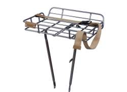 Basil Front Rack Portland with Edge Alu - Silver