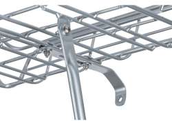Basil Front Rack Portland with Edge Alu - Silver