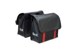 Beck Velcro Double Pannier 42L - Black/Red